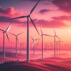 A row and orange horizon