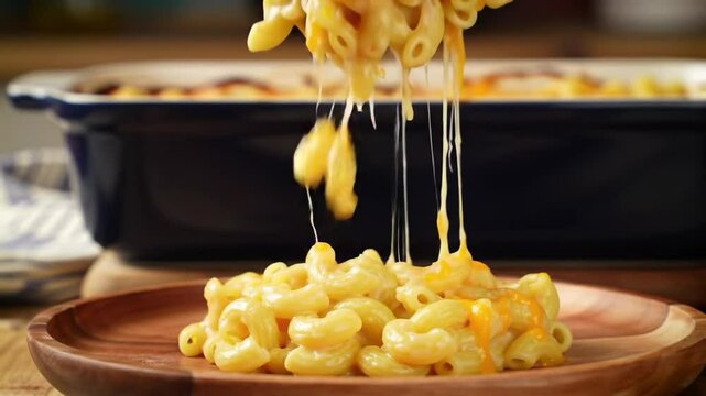 A plate of delicious homemade macaroni and cheese