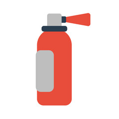 Fototapeta premium Fire extinguisher vector, fire extinguisher clip art, clip art fire extinguisher, flat design vector illustration, isolated on white background