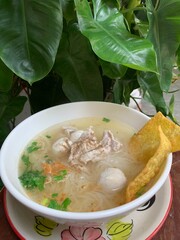 Noodle fish ball.