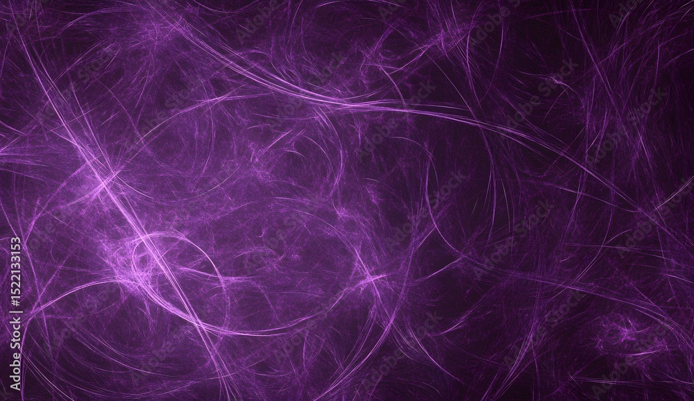 Fototapete a purple background with swirling lines and dots, representing the complex nature of artificial inte