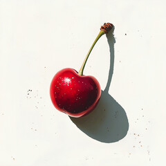 cherry isolated on white background