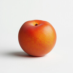 peach on white background