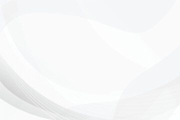 background with abstract light gray and white line curve smooth modern wave texture with space background vector illustration