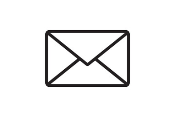 envelope icon vector image on white background.