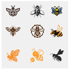 bee vector image 9