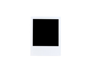 Crisp White Polaroid Frame with a Classic Square Format and Clean Lines