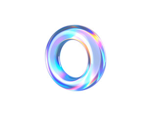 Iridescent Torus A luminous ring with shifting spectral hues reflecting light in a mesmerizing circular form