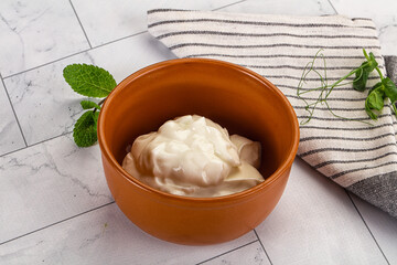 Traditional soft dietary Greek yoghurt