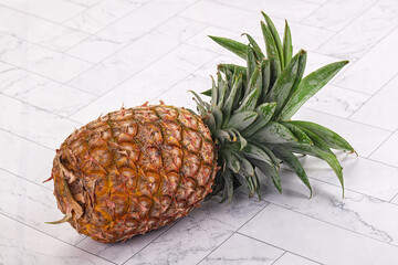 Ripe sweet juicy pineapple fruit
