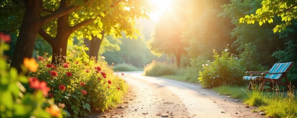 Unposed shot of sun-drenched summer scene, vibrant colors, natural light, carefree feeling, warm tones  Perfect for travel, lifestyle, or summer-themed projects ,  sky,  vibrant,  blue