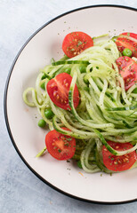 Vegetable noodles salad.
