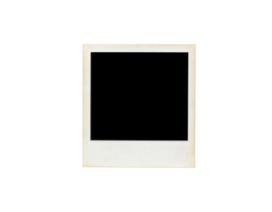 Vintage Instant Photo Frame with Textured Border and Aged Paper Detail