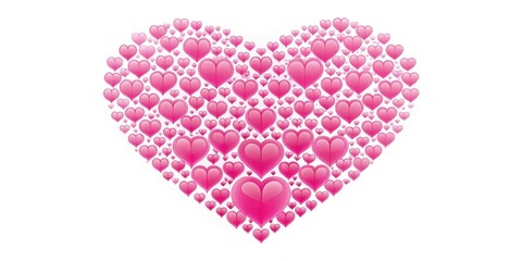 AI Generated Pink Heart Urban Exploration Photography Background