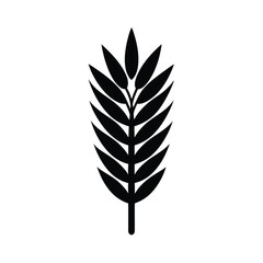 Fototapeta premium Wheat Icon Vector Flat and Clean Look Isolated