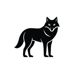 Obraz premium Wolf Icon Vector Flat and Clean Look Isolated