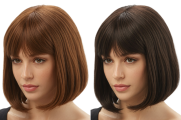 Find the perfect bob wig: brown wig vs black wig comparison for your ideal hair transformation
