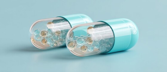 Transparent Pharmaceutical Capsules with Molecular Compounds on Digital Surface for AI-Driven Precision Therapy and Innovative Drug Development Marketing