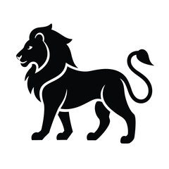 Obraz premium Zodiac Lion Icon Vector Flat and Clean Look