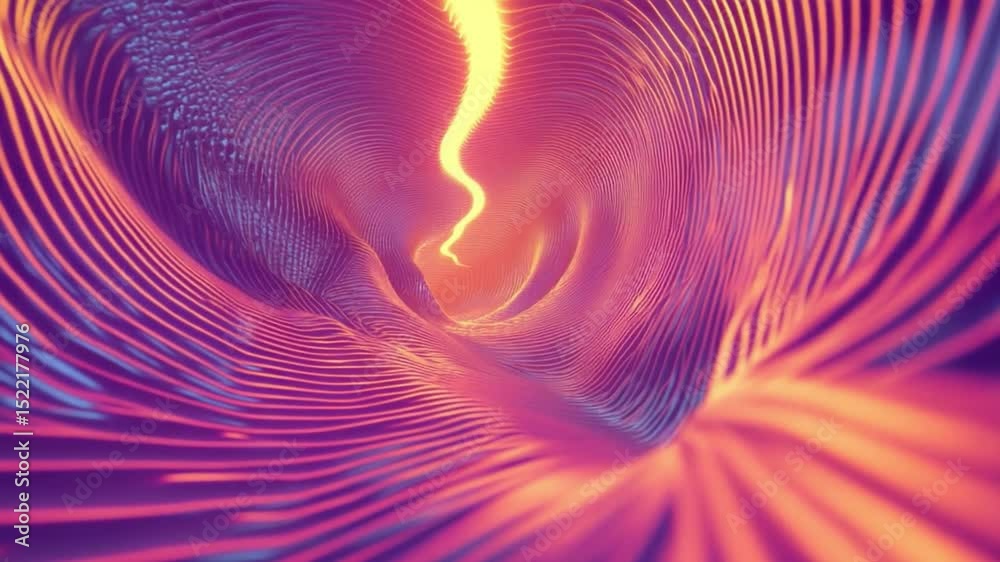 Aufkleber abstract energy vortex: a mesmerizing visual representation of an energy vortex, radiating vibrant w