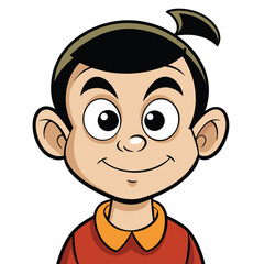 Obraz premium Look of innocent mischief, barely contained, a sweet and playful expression.