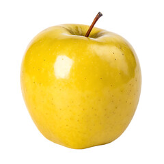 An apple yellow isolated on a transparent background
