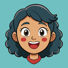 Obraz premium Her face alight with a sense of adventure and fun, glowing with excitement and joy.