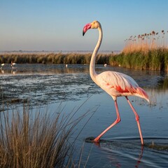 flamingo prompts image