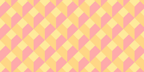 Fototapeta premium Illustration decoration colorful seamless material pattern square design. 
