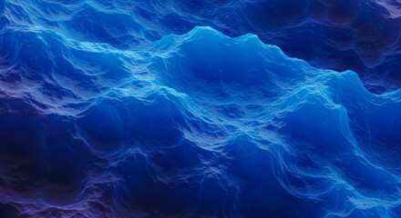 Obraz premium Abstract Deep Ocean Waves Texture Background Digital Art Illustration Graphic Design Element for Website Banner Wallpaper Print Poster Card