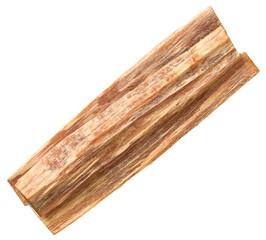 Fototapeta premium Cedar wood sticks isolated on white background, top view.