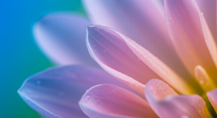 Fototapeta premium Pastel Dream Delicate Flower Petals Macro Photography Soft Focus Floral Beauty Nature Background