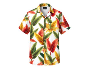 Tropical Floral Hawaiian Shirt