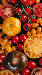 Colorful tomatoes