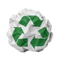 Recycled Paper A Circular Symbol of Sustainability transparent background