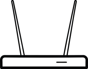 vector illustration of a modern laptop