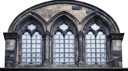 Stunning gothic architecture inspired window design. The intricate details enhance the beauty of any building. Perfect for art, decor, or historical themes. Generative AI