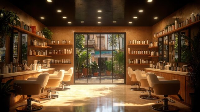 Sunlit Salon: Tranquil Hair & Beauty