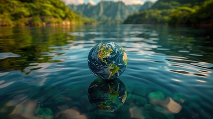 reflection in the lake