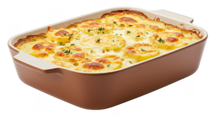 Gratinated Potatoes Casserole Dish With Creamy Cheese Sauce Delicious Meal