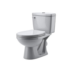 Modern white ceramic toilet bathroom fixture design wc on transparent background
