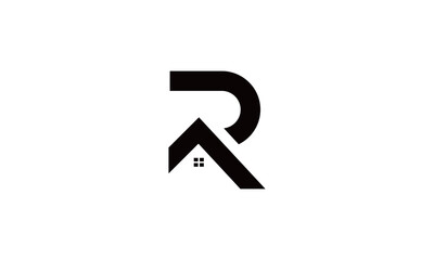 R logo design for construction business
