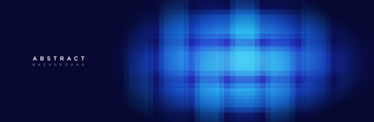 Dark blue abstract background with geometric lines, plaid, modern colors for presentation, web banner, cover