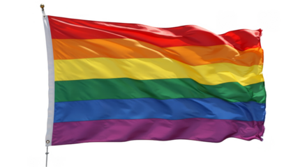 Illustration Of Rainbow Flag Symbolizing Pride Equality Freedom And Gay Rights
