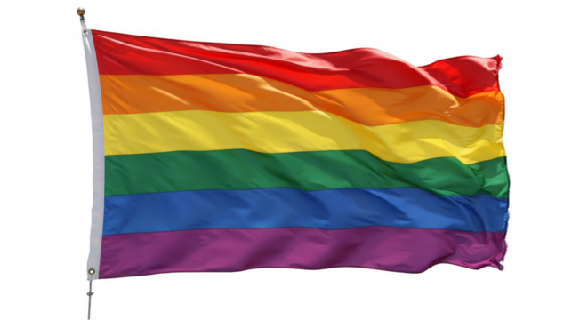 Illustration Of Rainbow Flag Symbolizing Pride Equality Freedom And Gay Rights