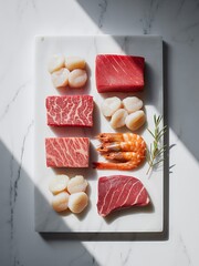 fresh raw meats