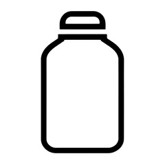 bottle of milk icon isolated PNG transparent