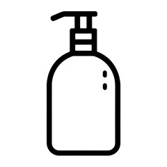 liquid soap bottle icon isolated PNG transparent	
