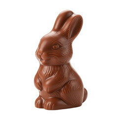 Isolated Chocolate Rabbit Candy Sweet Dessert on Transparent Background