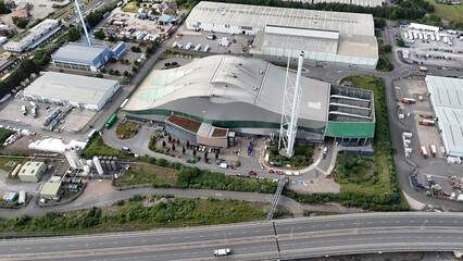 Trident Park, Waste management incinerator power station, Cardiff 